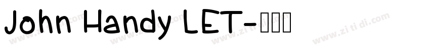 John Handy LET字体转换